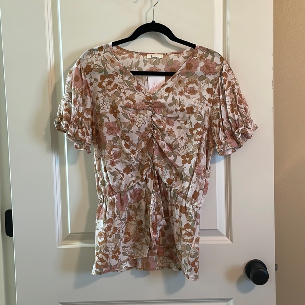 Floral blouse- never worn